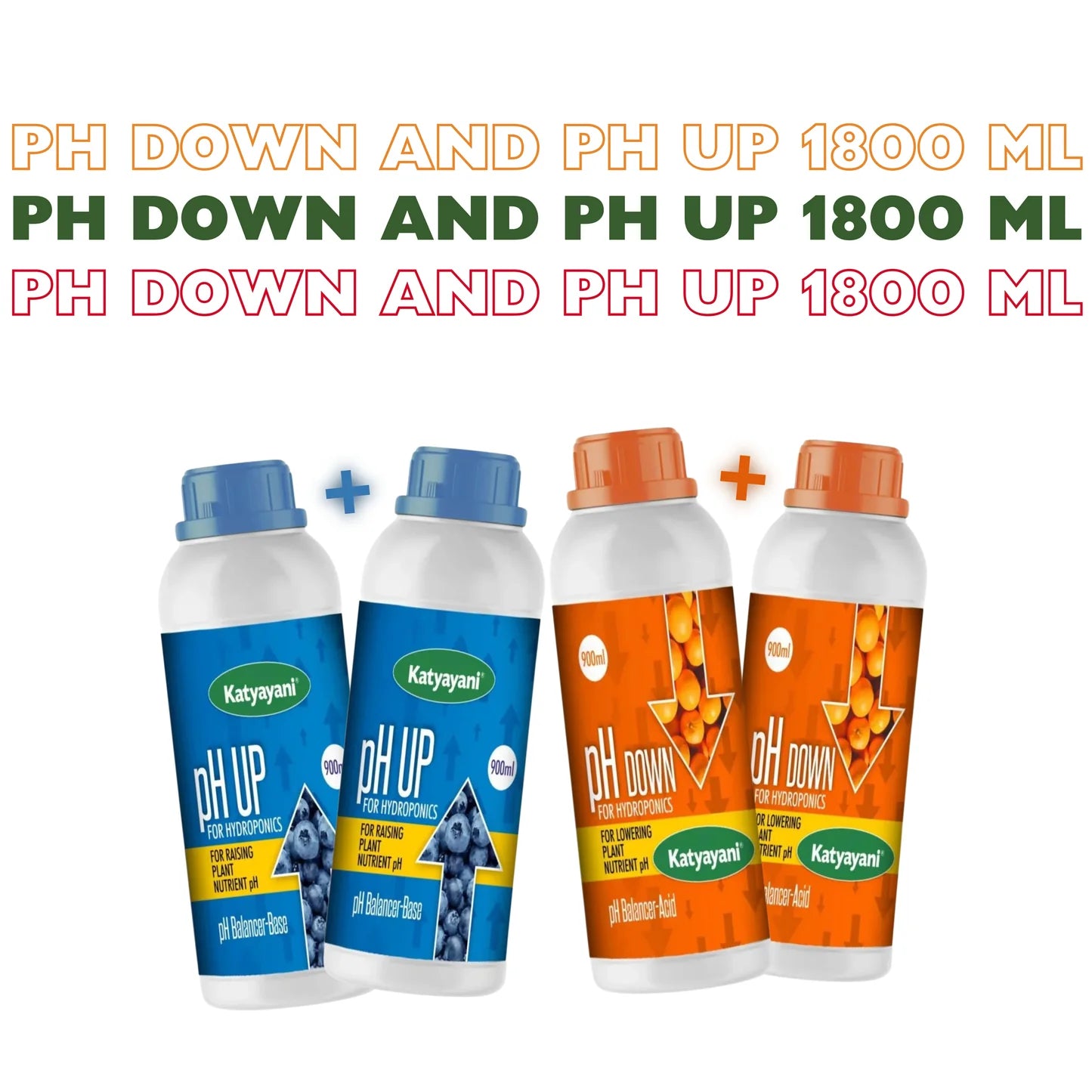 Combo: Ph Down and Ph Up 1800ml