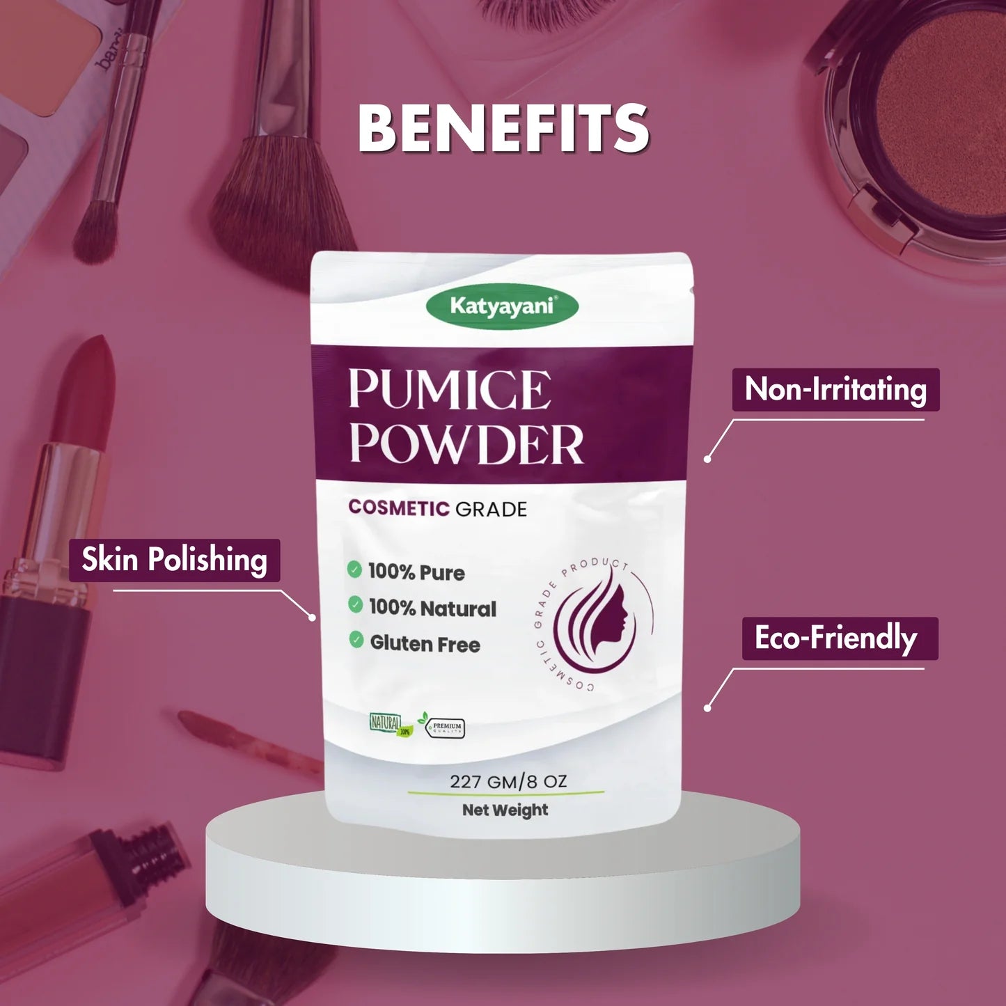 GGV Pumice Powder 227 gm (8 oz)-Cosmetic Grade