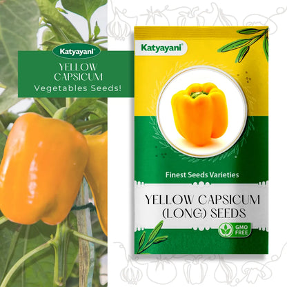 Yellow Capsicum Vegitable Seeds