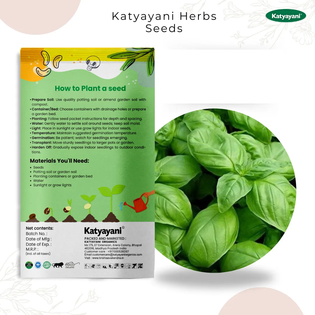 Italian Basil Herb seeds