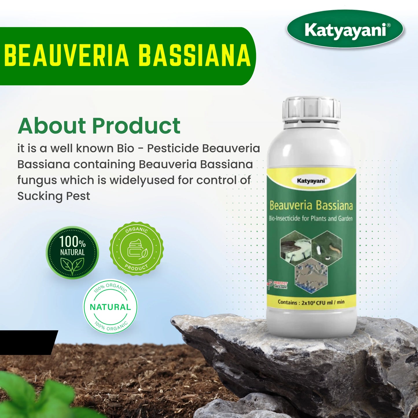 Beauveria Bassiana Bio Insecticide