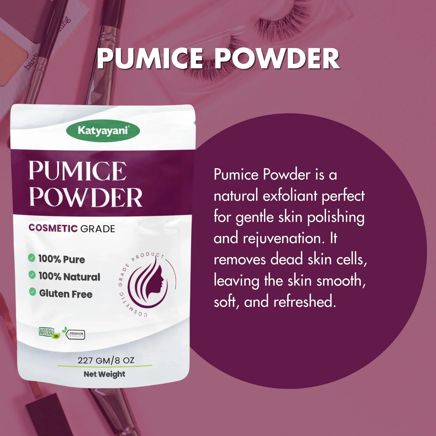 GGV Pumice Powder 227 gm (8 oz)-Cosmetic Grade