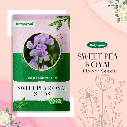 Sweet Pea Royal Mix Flowering Seeds