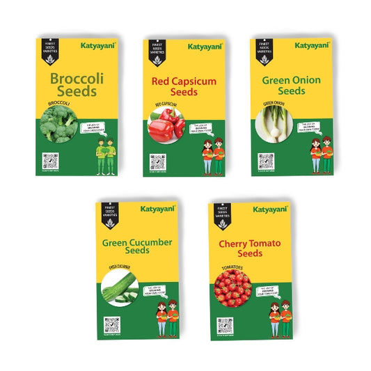 Exotic Vegetables Bundle of 5 Packet Vegitable Seeds