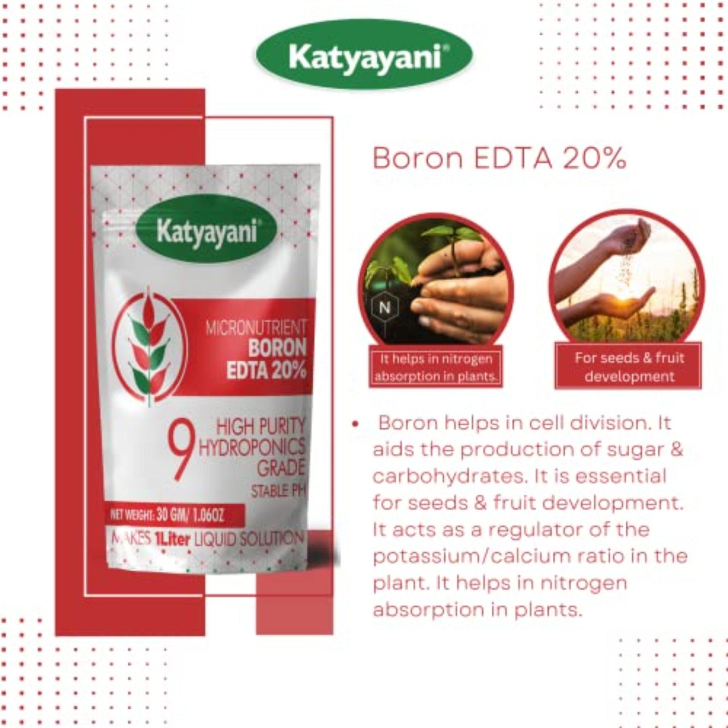 Micronutrient Boron EDTA 20%