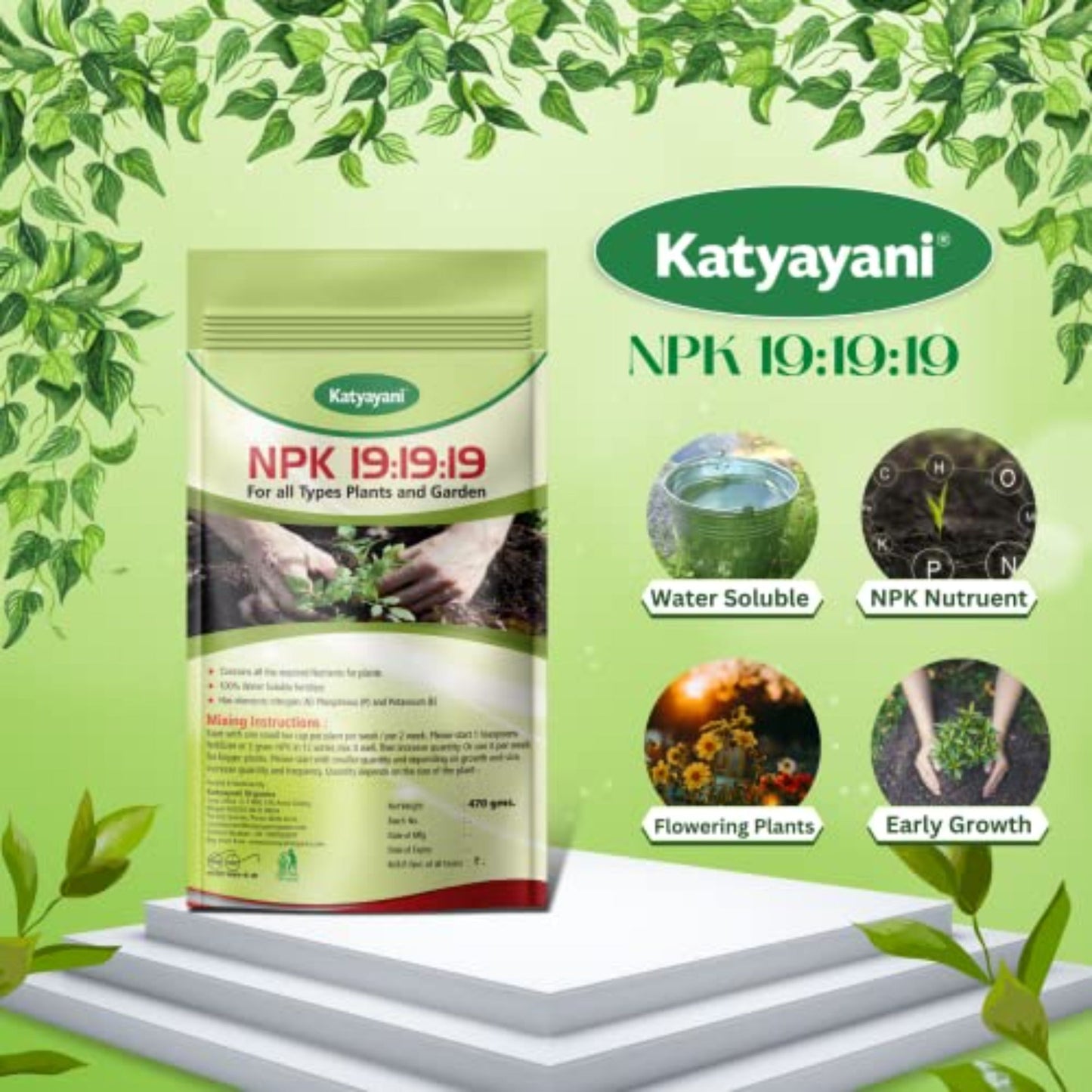 NPK 19 19 19 100% Water Soluble Plant Food Fertilizer