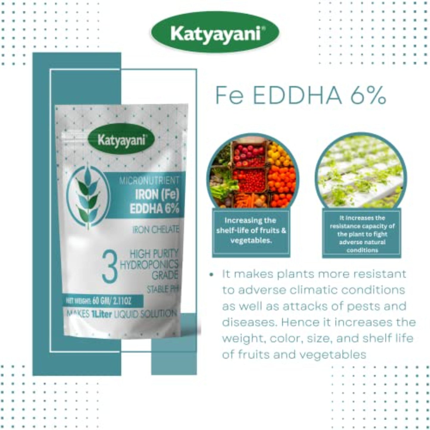 Fe EDDHA ( Iron Chelate ) Micronutrient