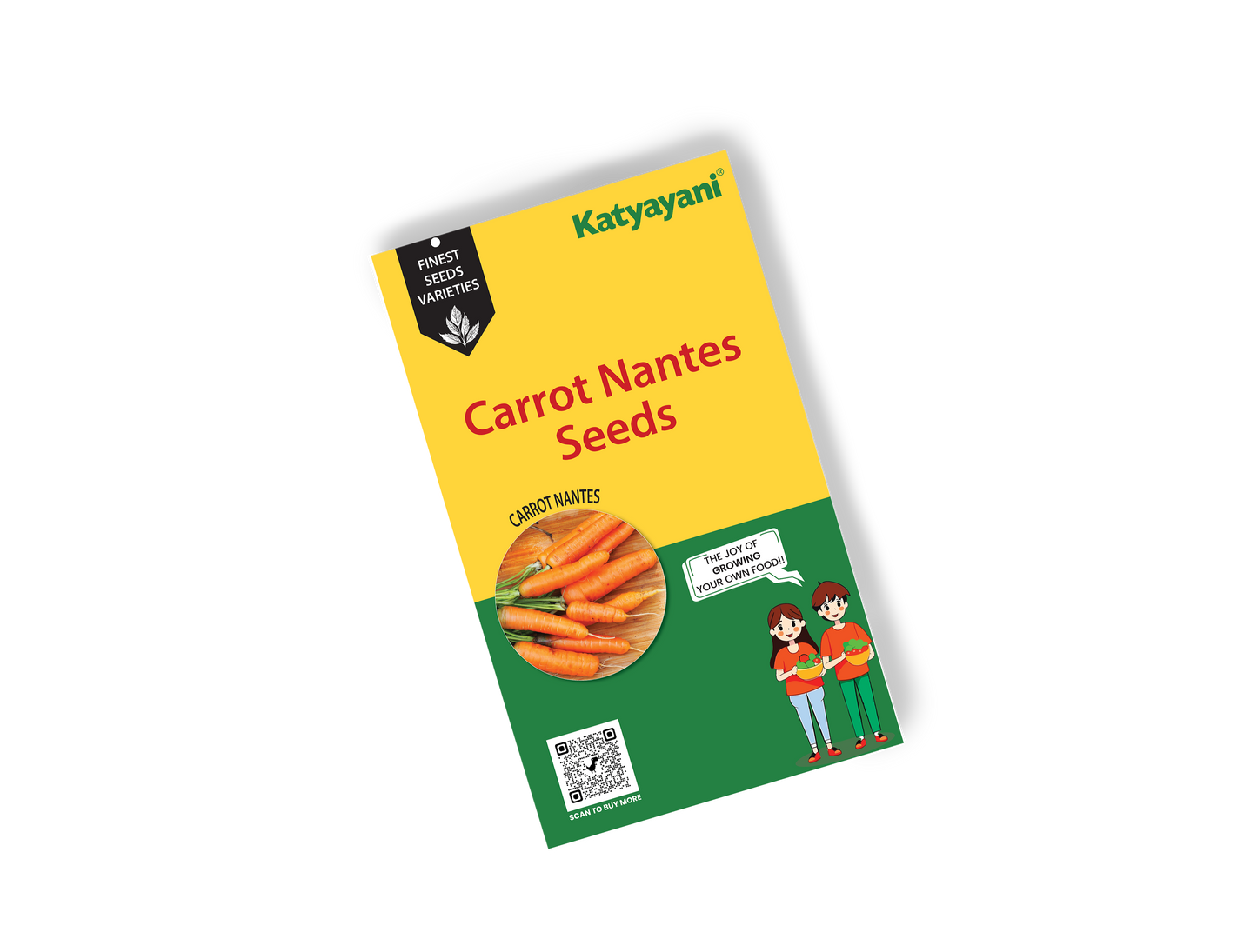 Carrot Nantes  (Improved) Microgreen Seeds